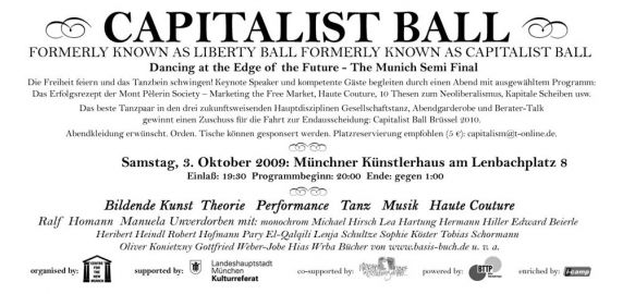 Capitalist Ball Program